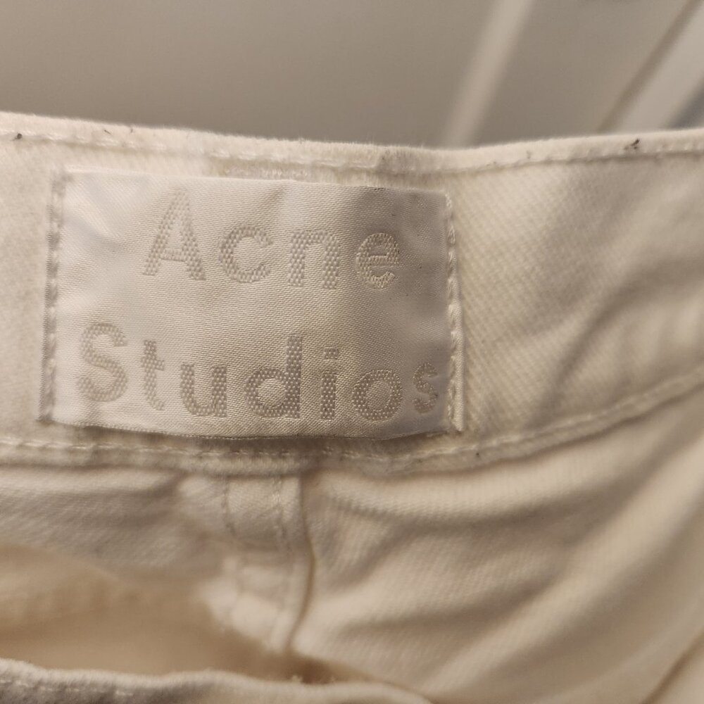 Men's Acne Studio White Denim 32 X 33